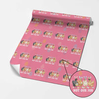 Funny Easter Chicken Wrapping Paper Roll Not Our Job Bunny Hen Egg Hunter