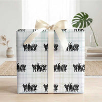 Funny Easter Cryptid Squad Wrapping Paper Roll Bigfoot Mothman Jersey Devil Chupacabra Gift