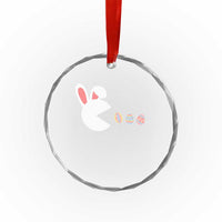 Funny Easter Crystal Glass Ornament Bunny Gamer Egg Hunter
