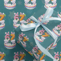 Funny Easter Day Bunny 67 Six Seven Meme Wrapping Paper Roll