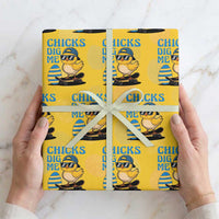 Funny Easter Day Chicks Dig Me Wrapping Paper Roll Cool Chicken