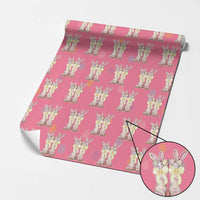 Funny Easter Day Cowgirl Egg Cowboy Boots Wrapping Paper Roll