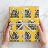 Funny Easter Day Egg Hunter Wrapping Paper Roll Bunny Hunting Camo Egg