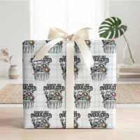 Funny Easter Day Racoon Wrapping Paper Roll Bunnies Are Overrated Stay Feral Eggs