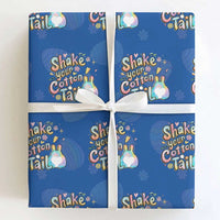 Funny Easter Day Retro Bunny Shake Your Cotton Tail Wrapping Paper Roll