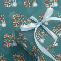 Funny Easter Day Retro Bunny Shake Your Cotton Tail Wrapping Paper Roll