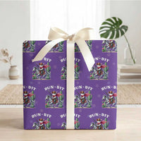 Funny Easter Day Western Wrapping Paper Roll Bun-dit Country Rabbit Cowboy Rodeo
