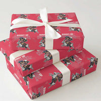 Funny Easter Day Western Wrapping Paper Roll Bunny Up Cowgirl Country Bunny
