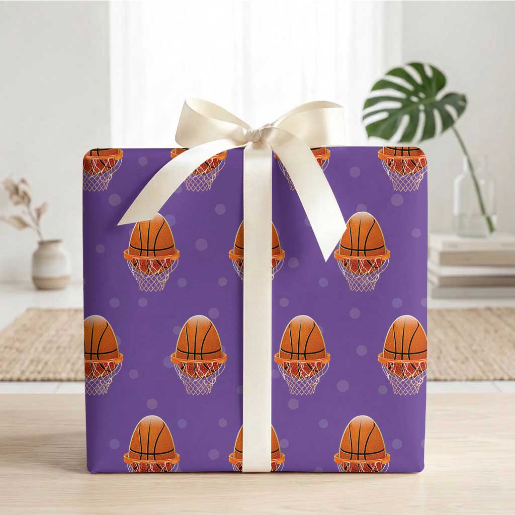 Funny Easter Egg Basketball Sport Lover Wrapping Paper Roll