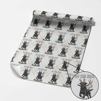 Funny Easter Hunting Dog Wrapping Paper Roll Labrador Bunny Ears On The Hunt