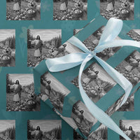 Funny Easter Jesus Wrapping Paper Roll Christian Jesus Bunny Selfie Religious