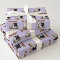 Funny Easter Labrador Bunny Ears Wrapping Paper Roll On The Hunt