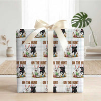 Funny Easter Labrador Bunny Ears Wrapping Paper Roll On The Hunt