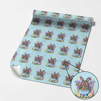 Funny Easter Mothman Eating Ramen Wrapping Paper Roll Cryptid Lover Gift