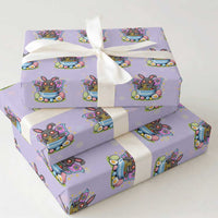 Funny Easter Mothman Eating Ramen Wrapping Paper Roll Cryptid Lover Gift