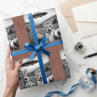 Funny Easter Wrapping Paper Roll Christian Cat Selfie Bunny Meme