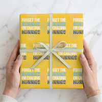 Funny Easter Wrapping Paper Roll Forget The Bunnies Im Chasing Hunnies