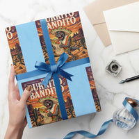 Funny El Chupacabra Burrito Bandito Wrapping Paper Roll Cinco De Mayo Gift
