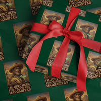 Funny El Squatcho Cinco De Mayo Wrapping Paper Roll Just Here For Tacos And Margaritas