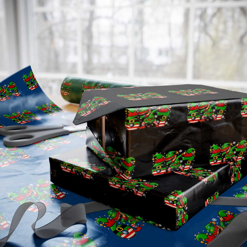 Funny Elf Dab Six Seven Meme Wrapping Paper Roll Christmas Trending 67 Gift - Wonder Print Shop