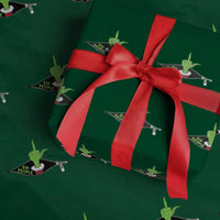 Funny Elf Hand Christmas Wrapping Paper Roll Ew People Anti Socaial Xmas - Wonder Print Shop