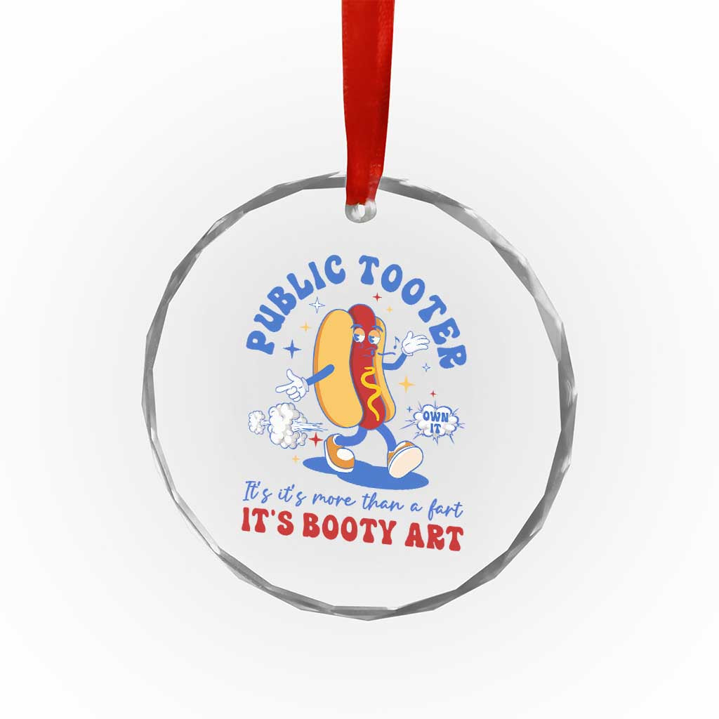 Funny Embarrassing Crystal Glass Ornament Public Tooter It's More Than A Fart Inappropriate TS10