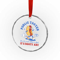 Funny Embarrassing Crystal Glass Ornament Public Tooter It's More Than A Fart Inappropriate TS10