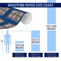 Funny Endometrial Cancer Warrior Goose Wrapping Paper Roll Just A Strong Goose