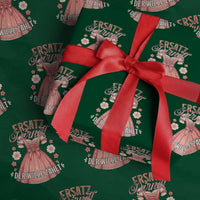 Funny Ersatz Backup Dirndl Oktoberfest Wrapping Paper Roll Der Wille Zahlt Bavarian Festival Costume Humor - Wonder Print Shop