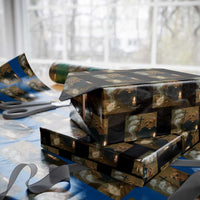 Funny Exorcist Cat Meme Wrapping Paper Roll Dark Humor Cat - Wonder Print Shop