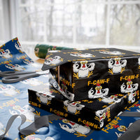 Funny F Caw F 67 Meme Wrapping Paper Roll Cartoon Chicken Poultry Humor - Wonder Print Shop
