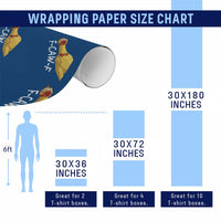 Funny F Caw F Chicken Toy Wrapping Paper Roll Poultry Humor - Wonder Print Shop