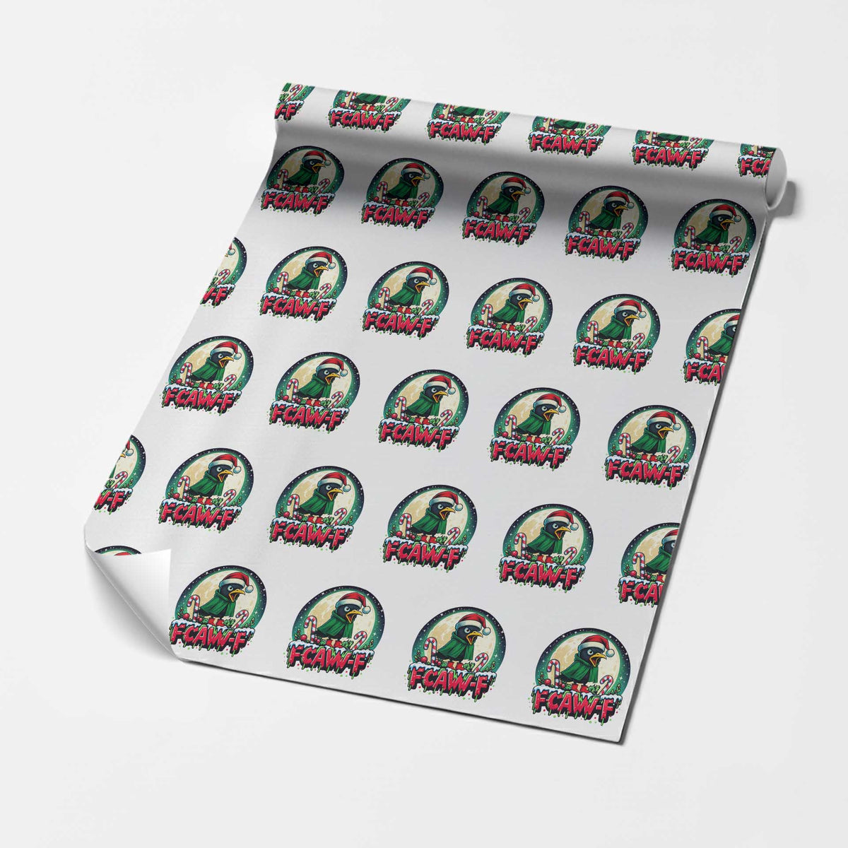 Funny F Caw F Raven Joke Wrapping Paper Roll Holiday Gift - Wonder Print Shop