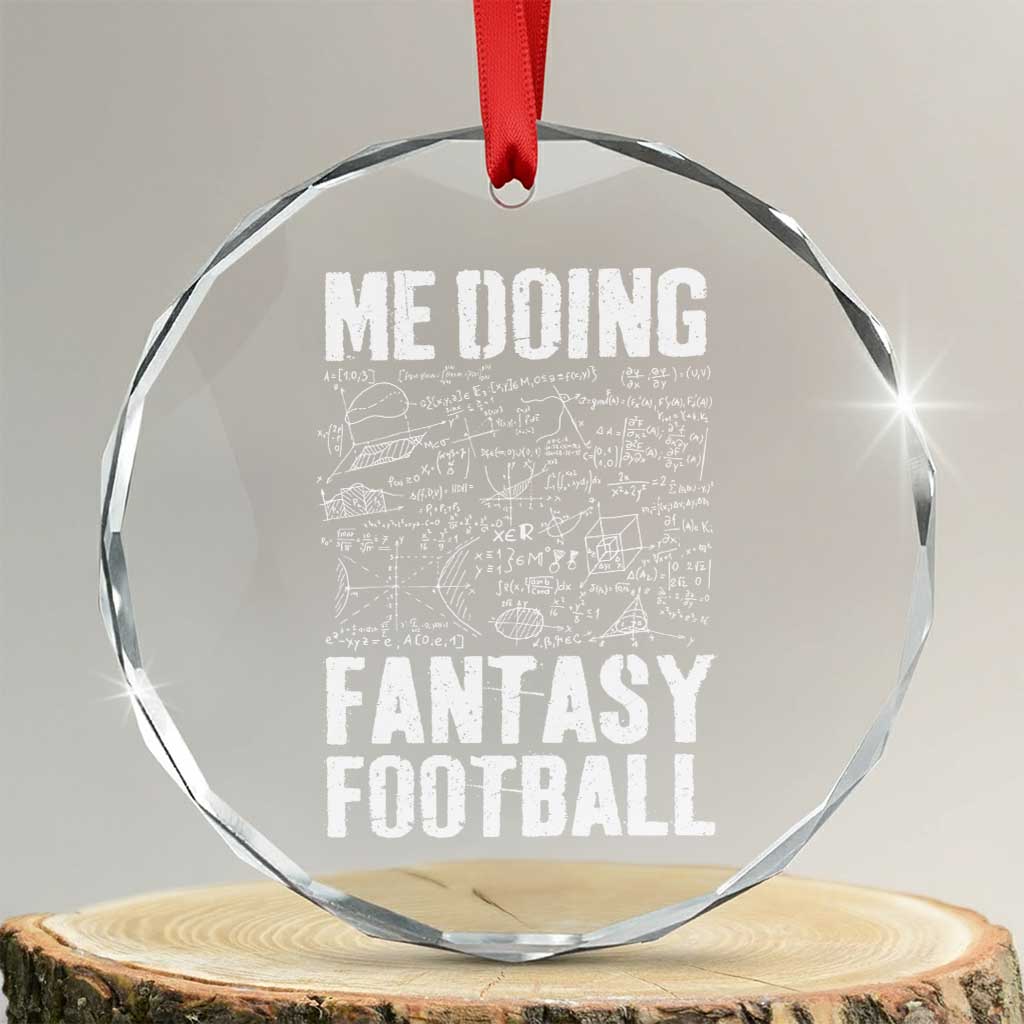 Funny Fantasy Football Crystal Glass Ornament Draft Party Commish FFL Vintage Touchdown Season TS10
