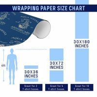 Funny Feminist Wrapping Paper Roll Aqua Tofana Apothecary Est 1633 Retro Vintage