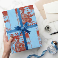 Funny Fierce Opossum Santa Wrapping Paper Roll Trans Right Or I Bites Christmas Gift - Wonder Print Shop