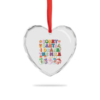 Funny First Xmas Heart Crystal Glass Ornament Sorry Santa I Drank The Milk Retro Baby Bottle - Wonder Print Shop