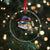 Funny Fishing American Flag Crystal Glass Ornament Patriotic Fisherman Family Gift - Wonder Print Shop
