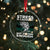Funny Fishing Crystal Glass Ornament Stress Is Caused By Not Fishing Enough Bass Fly Lovers Fisherman - Wonder Print Shop