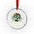 Funny Fishing Master-Baiter Crystal Glass Ornament Kayak Fishing Dad Grandpa Bass Fish Adult Humor - Wonder Print Shop