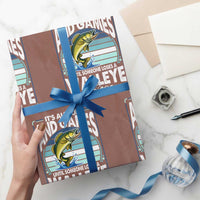 Funny Fishing Wrapping Paper Roll It Is All Fun And Games Until Someone Loses A Walleye - Wonder Print Shop