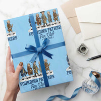 Funny Founding Fathers Fan Club Wrapping Paper Roll Patriotic American History