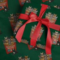 Funny French Fries Bulldog Wrapping Paper Roll Dog Lover Gift - Wonder Print Shop
