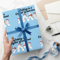 Funny Fresno Nightcrawlers Christmas Gift Wrapping Paper Roll Walking In A Cryptid Wonderland - Wonder Print Shop