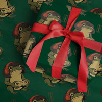 Funny Frog Bob Haircut Gamer Meme Wrapping Paper Roll Game Lover - Wonder Print Shop