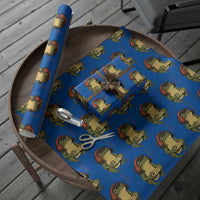 Funny Frog Bob Haircut Gamer Meme Wrapping Paper Roll Game Lover - Wonder Print Shop