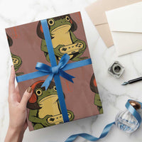 Funny Frog Bob Haircut Gamer Meme Wrapping Paper Roll Game Lover - Wonder Print Shop