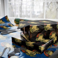 Funny Frog Bob Haircut Gamer Meme Wrapping Paper Roll Game Lover - Wonder Print Shop