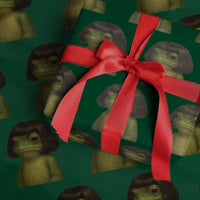 Funny Frog Bob Haircut Meme Wrapping Paper Roll Silly Toad Trends - Wonder Print Shop