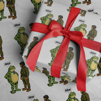 Funny Frog Bruh Resist Meme Wrapping Paper Roll Free Portland Oregon Political Satire - Wonder Print Shop